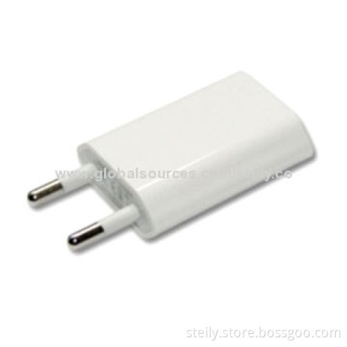5V/1A Original High-quality EU Plug Chargers, Suitable for iPhone/iPad/iPod/Mobile PhonesNew